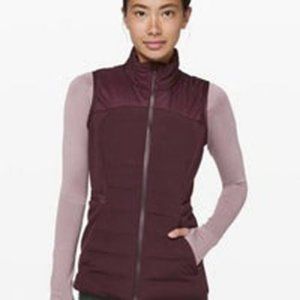 Lululemon Down For it All Vest, Dark Adobe (S.4)